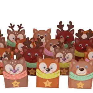Echt Adventskalender Bastelset Waldkinder