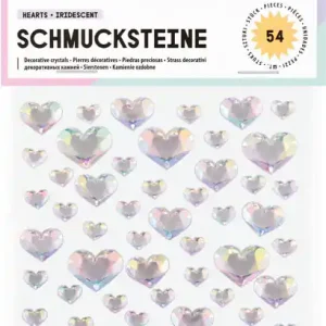 Gratis Versand Schmucksteine Herzen irisierend