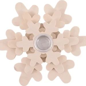 Echt Kerzenhalter Schneeflocke Ø 12cm