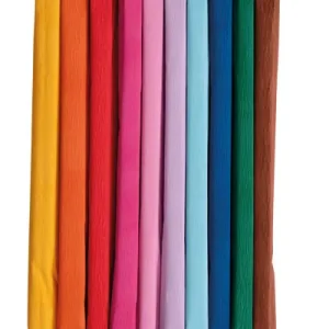 Aqua Krepppapier 10 Stück sortiert Preiswert