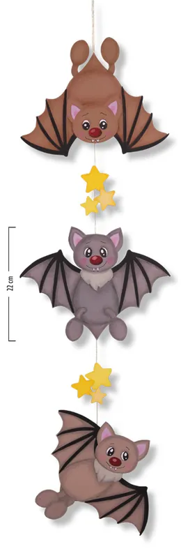 Zertifiziert Kreativpaket Flatternde Fledermäuse