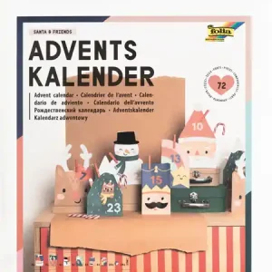 Adventskalender Bastelset Santa & Friends Geld-Zurück-Garantie