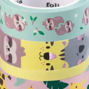 Washi Tape Hotfoil Sortiment Wildlife Preisreduziert
