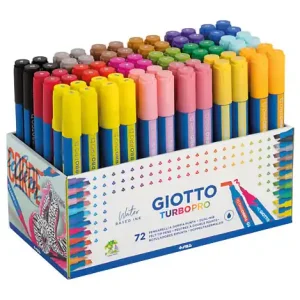Fasermaler Giotto Turbo Pro 72 Stück Preiswert