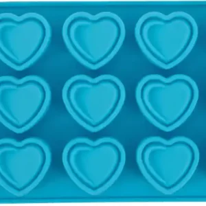 Kostenfreie Lieferung Silikonform Herzen, 10 x 20 cm