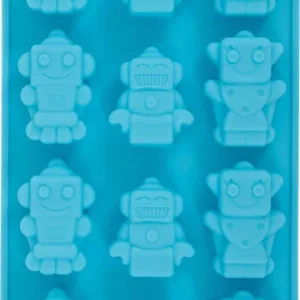 Kostenloser Rückversand Silikonform Roboter, 10 x 20 cm