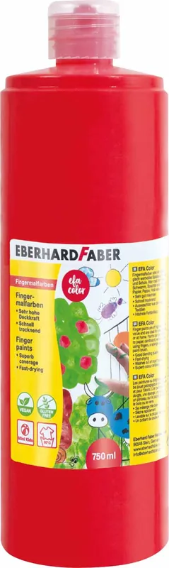Fingermalfarbe Eberhard Faber rot Top-Preis