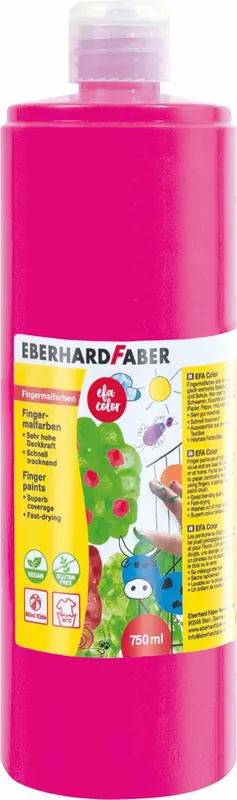 Fingermalfarbe Eberhard Faber magenta Nur Heute