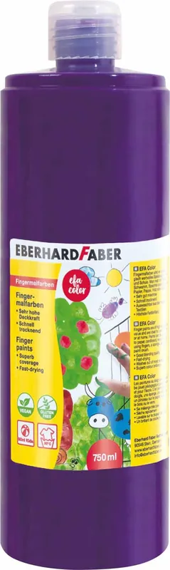Fingermalfarbe Eberhard Faber violett Angebot