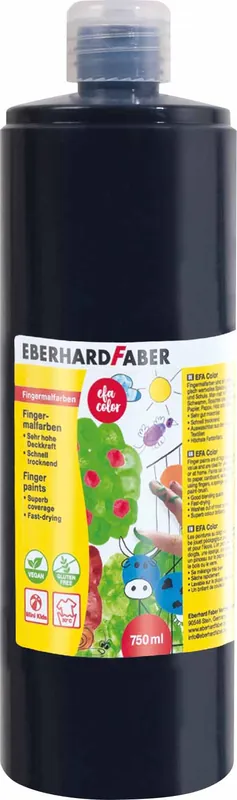 Fingermalfarbe Eberhard Faber schwarz Direktkauf