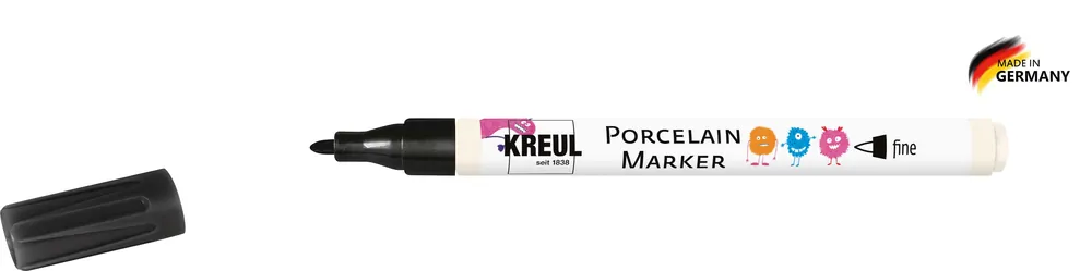 Beliebt Porcelain Marker Konturenstift schwarz