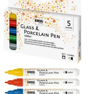 Beliebt Glass & Porcelain Pen Glitterset