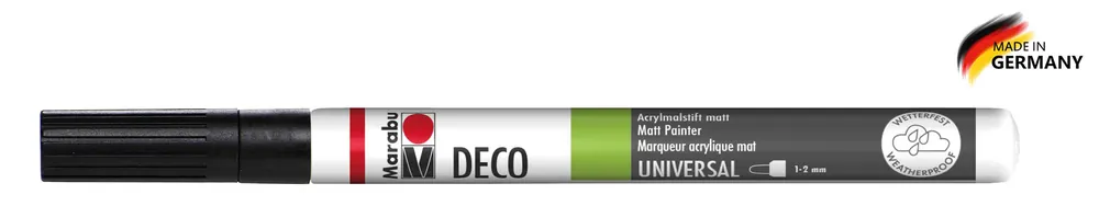 Decopainter Acrylmalstift schwarz SALE Ab Werk