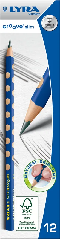 Gratis Versand Groove slim Graphitstift 12 Stück