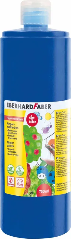 Fingermalfarbe Eberhard Faber dunkelblau Preis Gesenkt