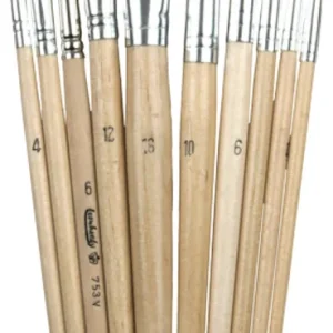 Synthetikpinselset 10 Stück sortiert Sonderangebot