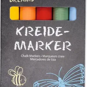 Kreidemarkerset pastell, 5 Stück sortiert Handgefertigt