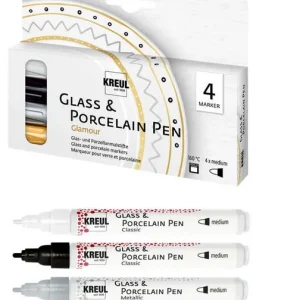 Glass & Porcelain Pen Metallicset Begrenztes Angebot