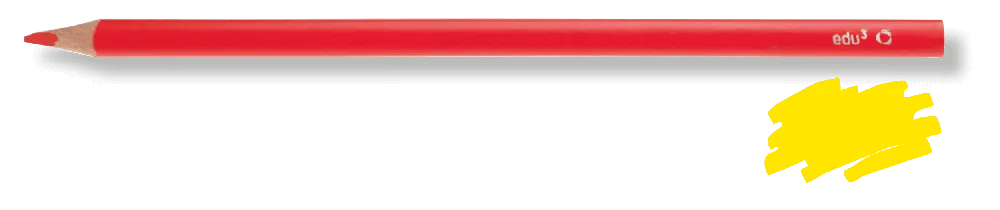 Buntstift Tri gelb, 12 Stück Echt