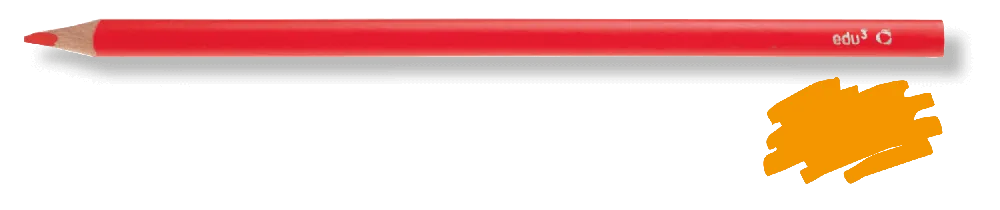 Echt Buntstift Tri orange, 12 Stück