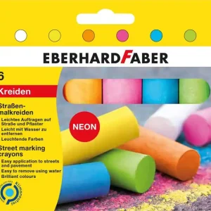 Günstig Straßenmalkreide neon, 6 Stück sortiert lieferbar KW 24