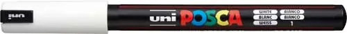 Preisreduziert Uni Posca 1MR Marker weiß