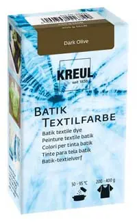 Batik Textilfarbe dark olive Begrenztes Angebot