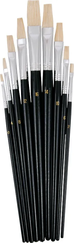 Borstenpinselset 9 Stück sortiert SALE Geprüft