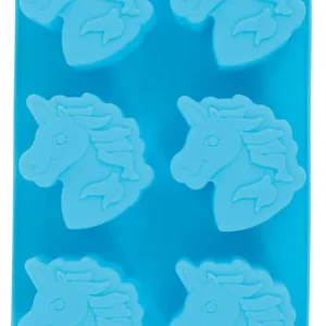 Silikonform Einhörner, 17 x 23 cm Geld-Zurück-Garantie