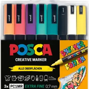 Uni Posca Marker Sneaker Edition 1 Kostenfreie Lieferung