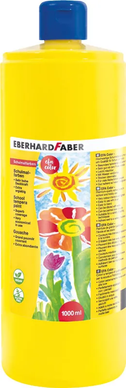 Schneller Versand Efa Color Tempera gelb, 1000 ml