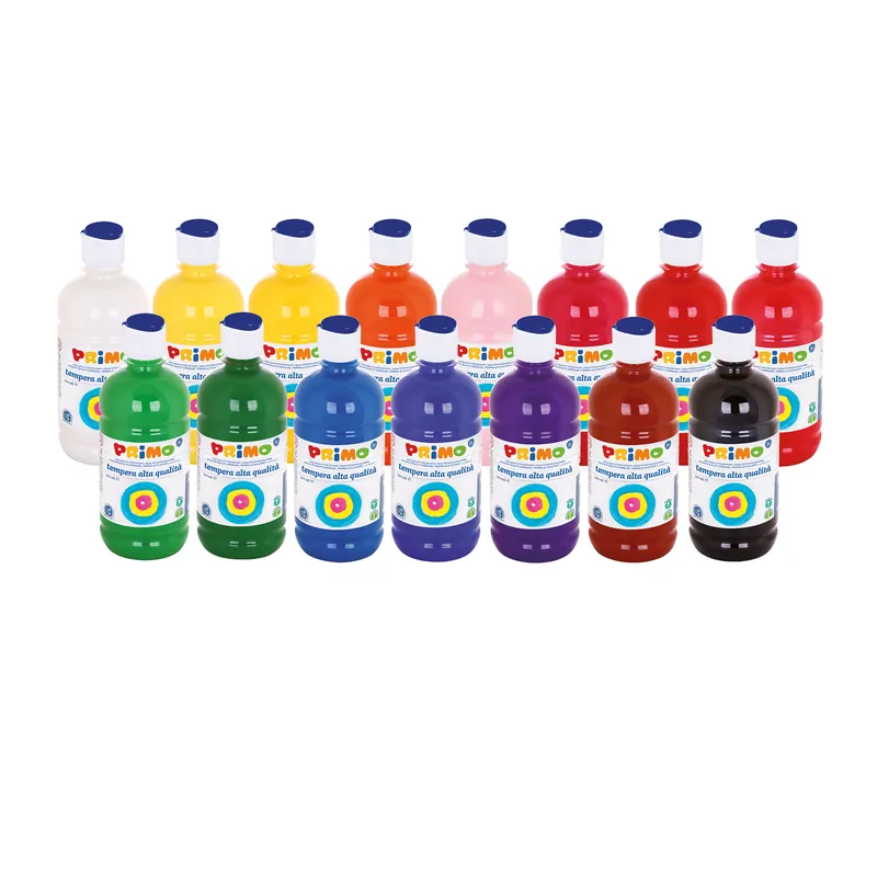 Primo Tempera Set XL, 15 x 500 ml sortiert Geprüft