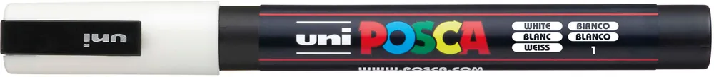 Uni Posca 3M Marker weiß Premium