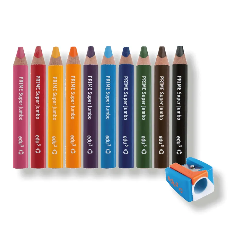 Bestpreis Buntstift Prime Super Jumbo 10 Stück sortiert