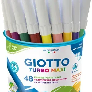 Top-Preis Fasermaler Giotto Turbo Maxi 48 Stück