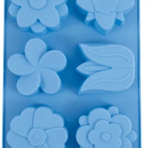 Silikonform Blumen, 16,5 x 25,5 cm Premium