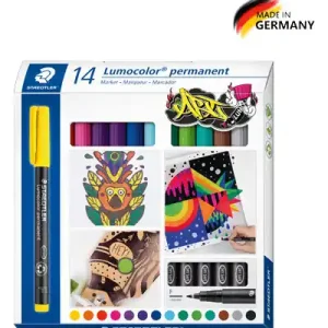 Neu Lumocolor permanent 318 F, 14 Stück sortiert