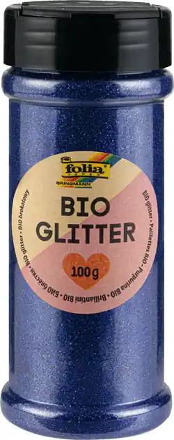 Geld-Zurück-Garantie Glitter blau, 100 g