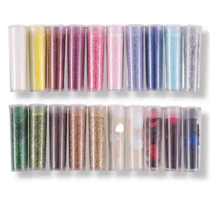 Glitter- & Paillettenmix Rainbow, 20 Stück sortiert Ab Werk