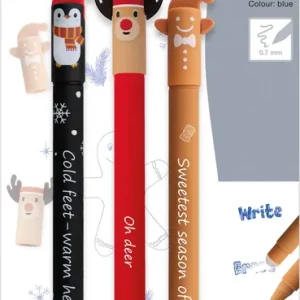 Limited Edition Gelschreiber Animal Erase it! 3 Stück sortiert