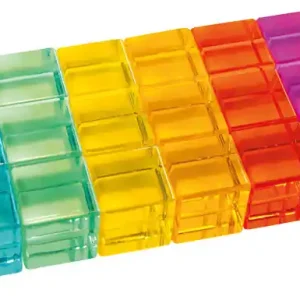 Regenbogen Würfel 24 Stück sortiert Geprüft