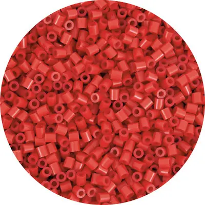 Bügelperlen midi rot Ab Werk