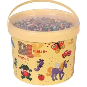 Bügelperlen midi Volltonmischung 30.000 Stück Neue Kollektion