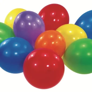 Weltweiter Versand Luftballon rund, 50 Stück sortiert