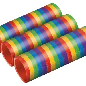 Direkt Vom Hersteller Luftschlangen regenbogen metallic 3 Rollen