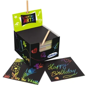 Preiswert Regenbogen Kratzbilder Box