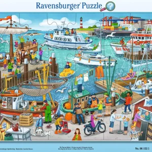 Rahmenpuzzle Ein Tag am Hafen Kracherpreis