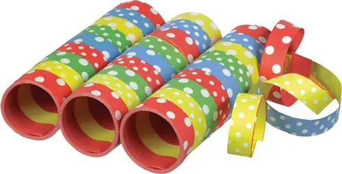 Mengenrabatt Luftschlangen Punkte 3 Rollen