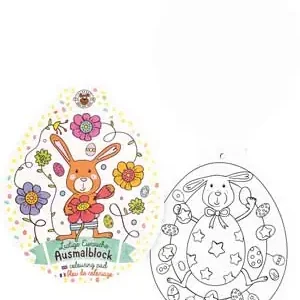 Malblock Lustige Eiersuche, SALE Letzte Chance