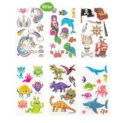 Mega-Angebot Tattoos für Kinder sortiert